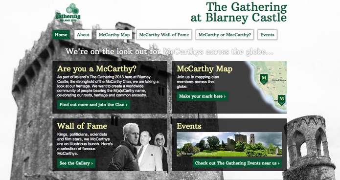 The McCarthy Gathering at Blarney Castle