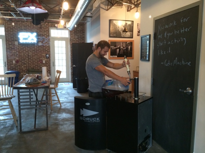 Lee_Chief Cleaning Officer_GORUCK_Fixing the keg