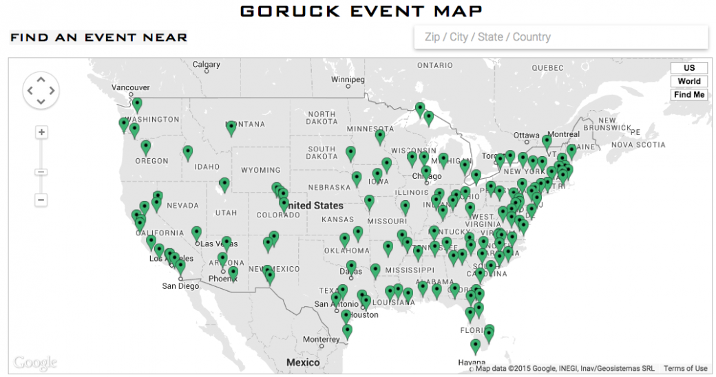 Events Map