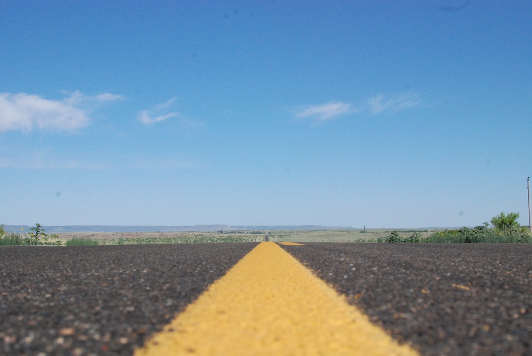 Yellow line_open roads