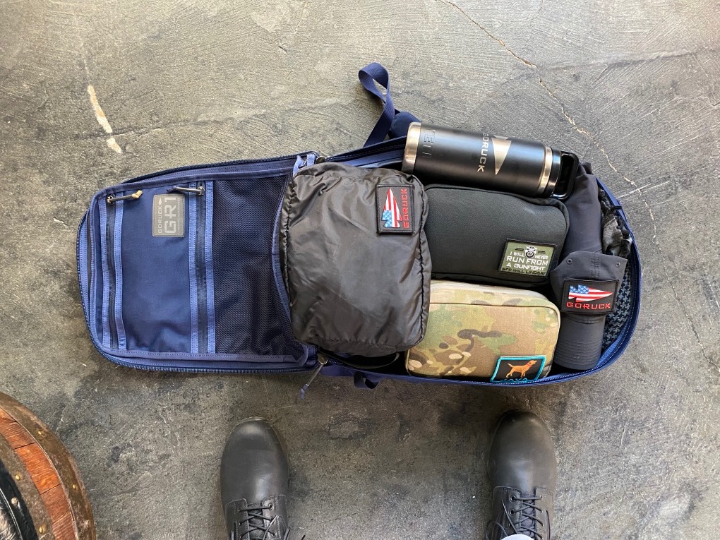 Goruck 2025 gr1 packing